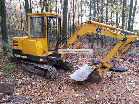 john deere model 25 mini-excavator|jd25.